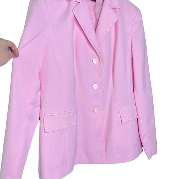 Pink Blacker by Stanley Blacker Jacket - Size 8 - Trendy - Statement Jacket - Picture 2 of 10
